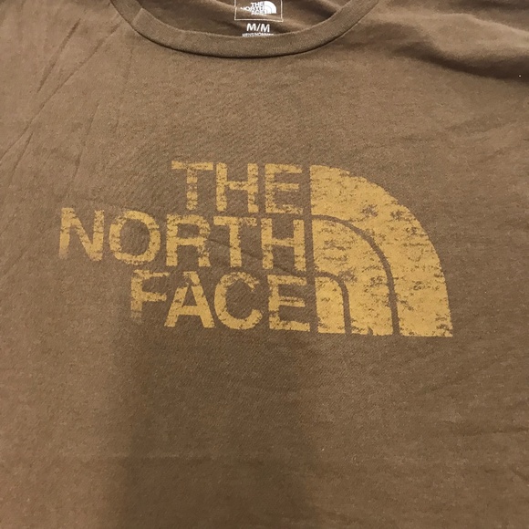 The North Face Brown Tshirt Sz Medium 